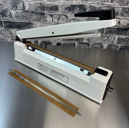 12" PFS-300 Professional Impulse Heat Sealer with 6mm & 8mm Seal Wires