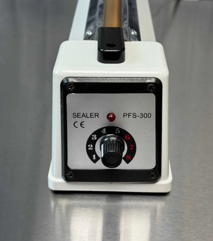 12" PFS-300 Professional Impulse Heat Sealer with 6mm & 8mm Seal Wires